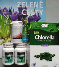 SYMBI I 1 x + SYMBI II 2 x + BIO CHLORELLA GREEN WAYS v tabletch